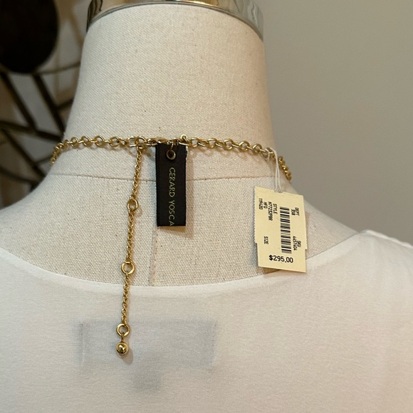 Gerard yosca gold bib necklace NWT - Picture 3 of 7